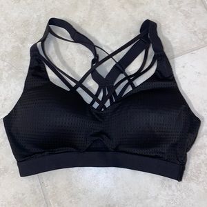 Victoria’s Secret straps strappy sports bra black 32c like new